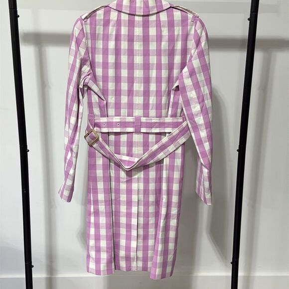 J CREW “Oversized Gingham” Trench Coat - Picture 5 of 7